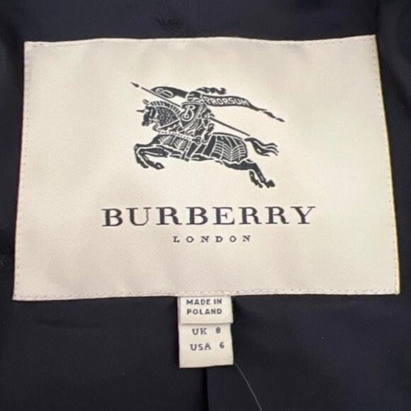 Burberry London Brown Printed Coat, US6/IT40 SRP: $1500 - Picture 4 of 12